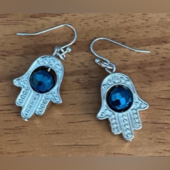 NEW Genuine Opalite crystals and Hamsa key chain - Picture 3 of 3